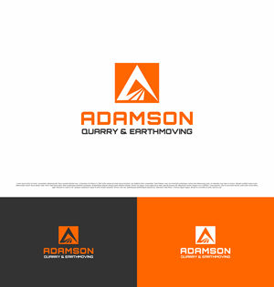 Logo Design by saesean for Adamson Quarry & Earthmoving | Design: #35718488