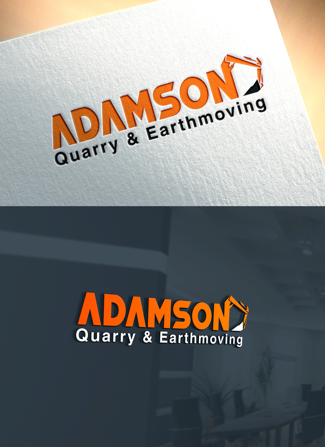 Logo Design by RaKu 2 for Adamson Quarry & Earthmoving | Design #35747470