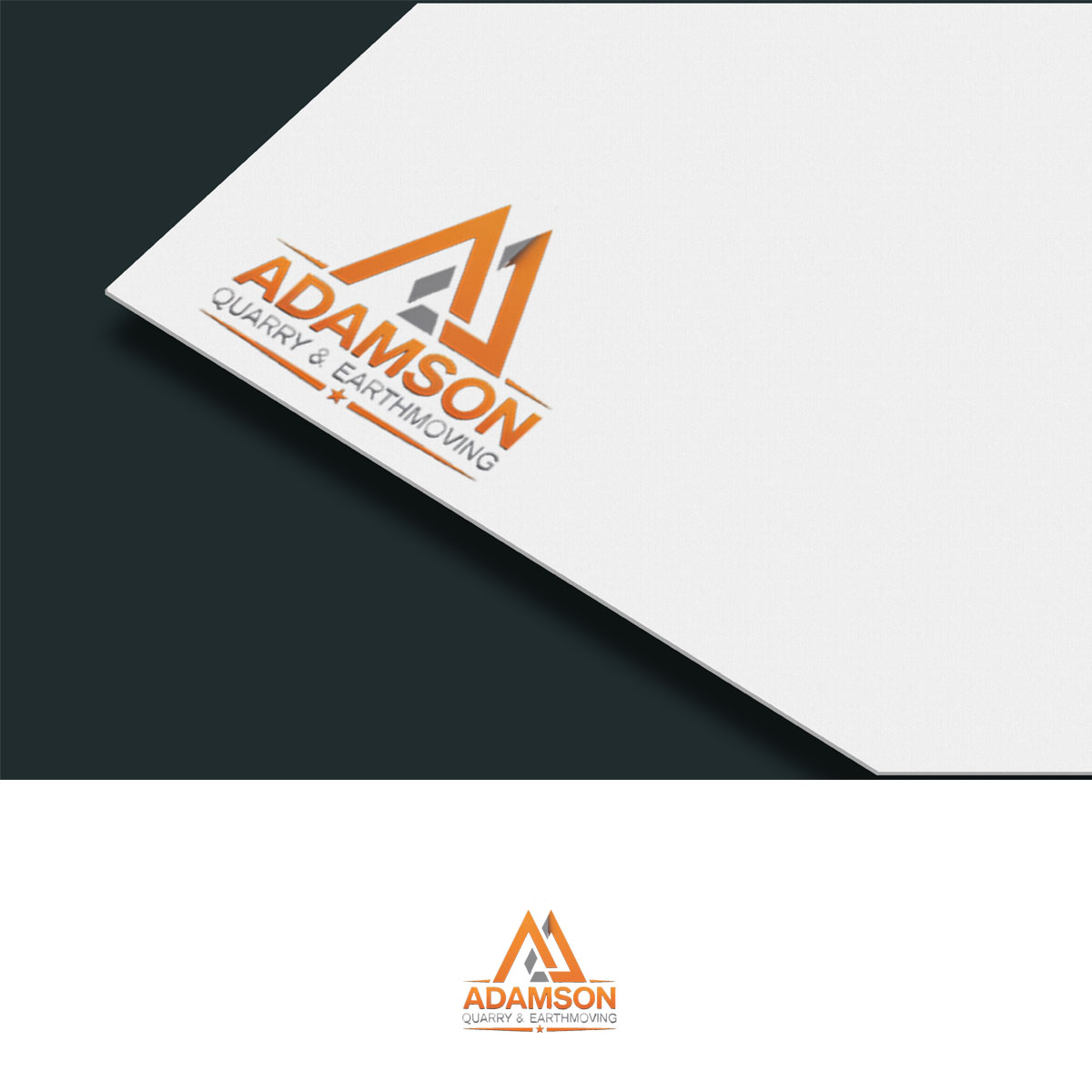 Logo Design by mekail for Adamson Quarry & Earthmoving | Design #35716290