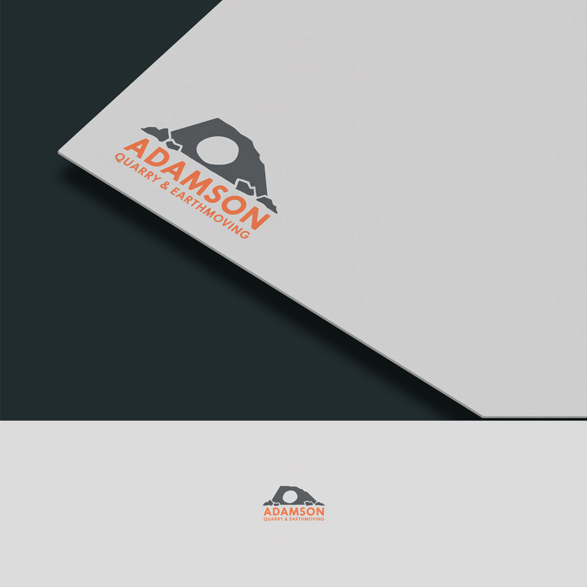 Logo Design by mekail for Adamson Quarry & Earthmoving | Design #35716291