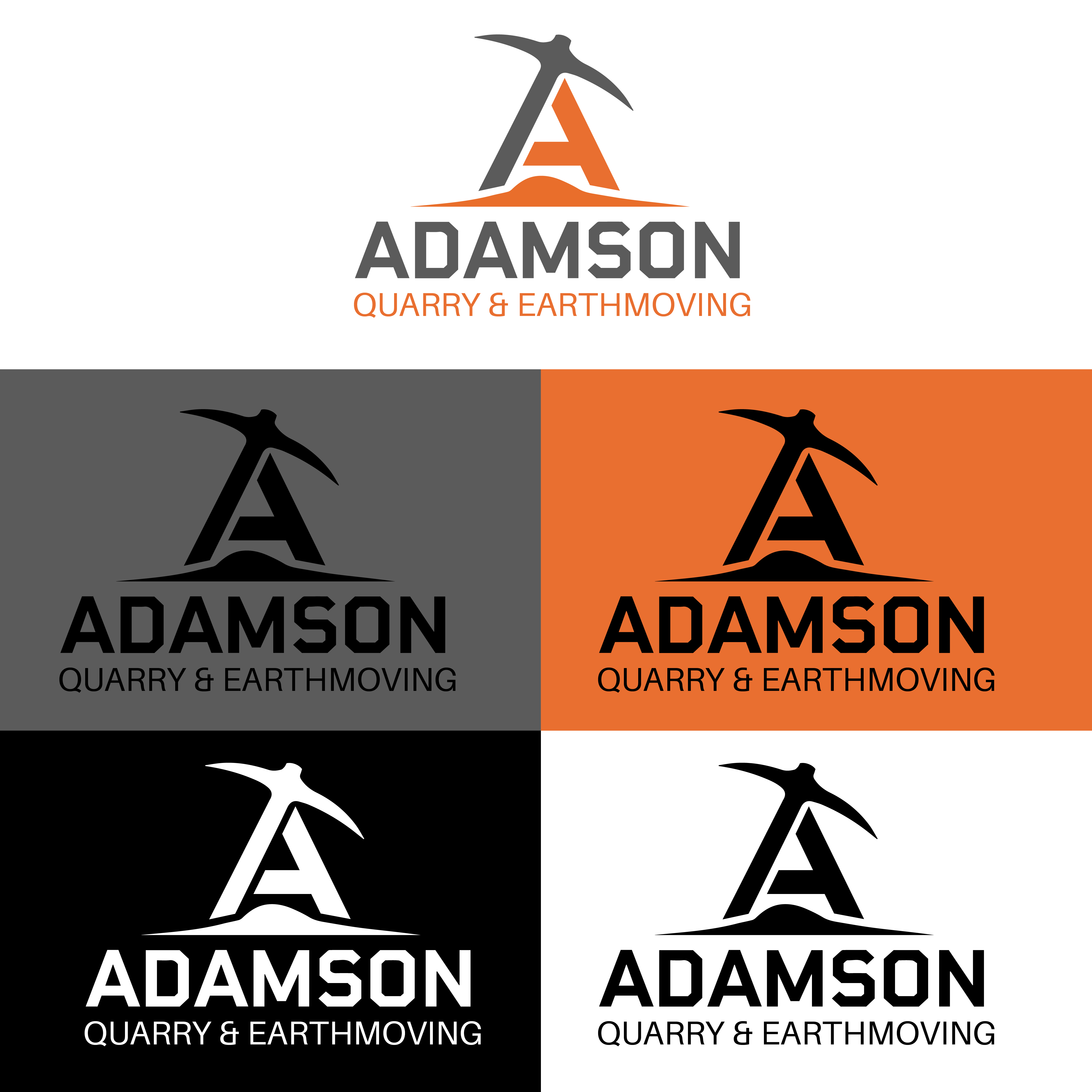 Logo Design by Shariqology for Adamson Quarry & Earthmoving | Design #35715979