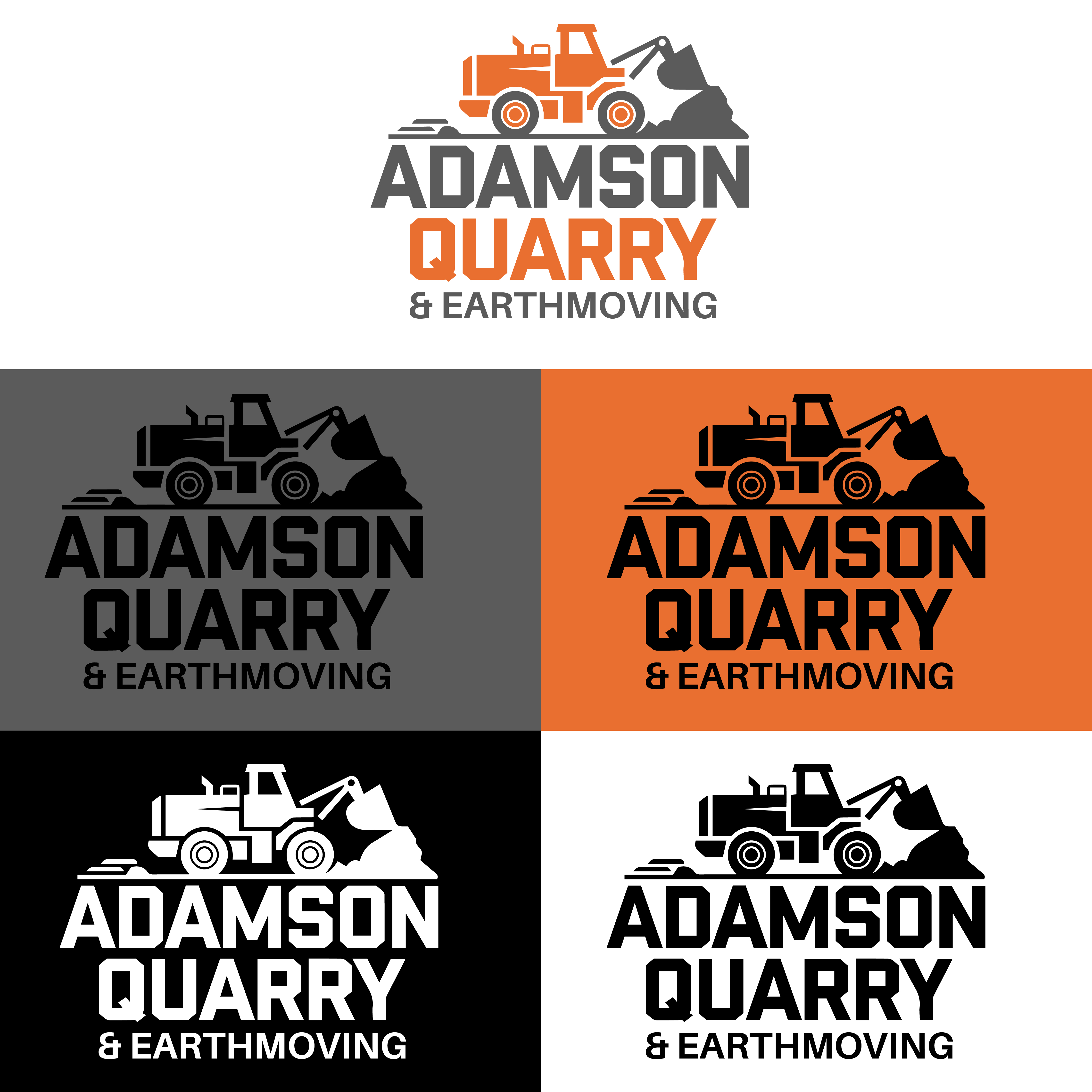 Logo Design by Shariqology for Adamson Quarry & Earthmoving | Design #35716025