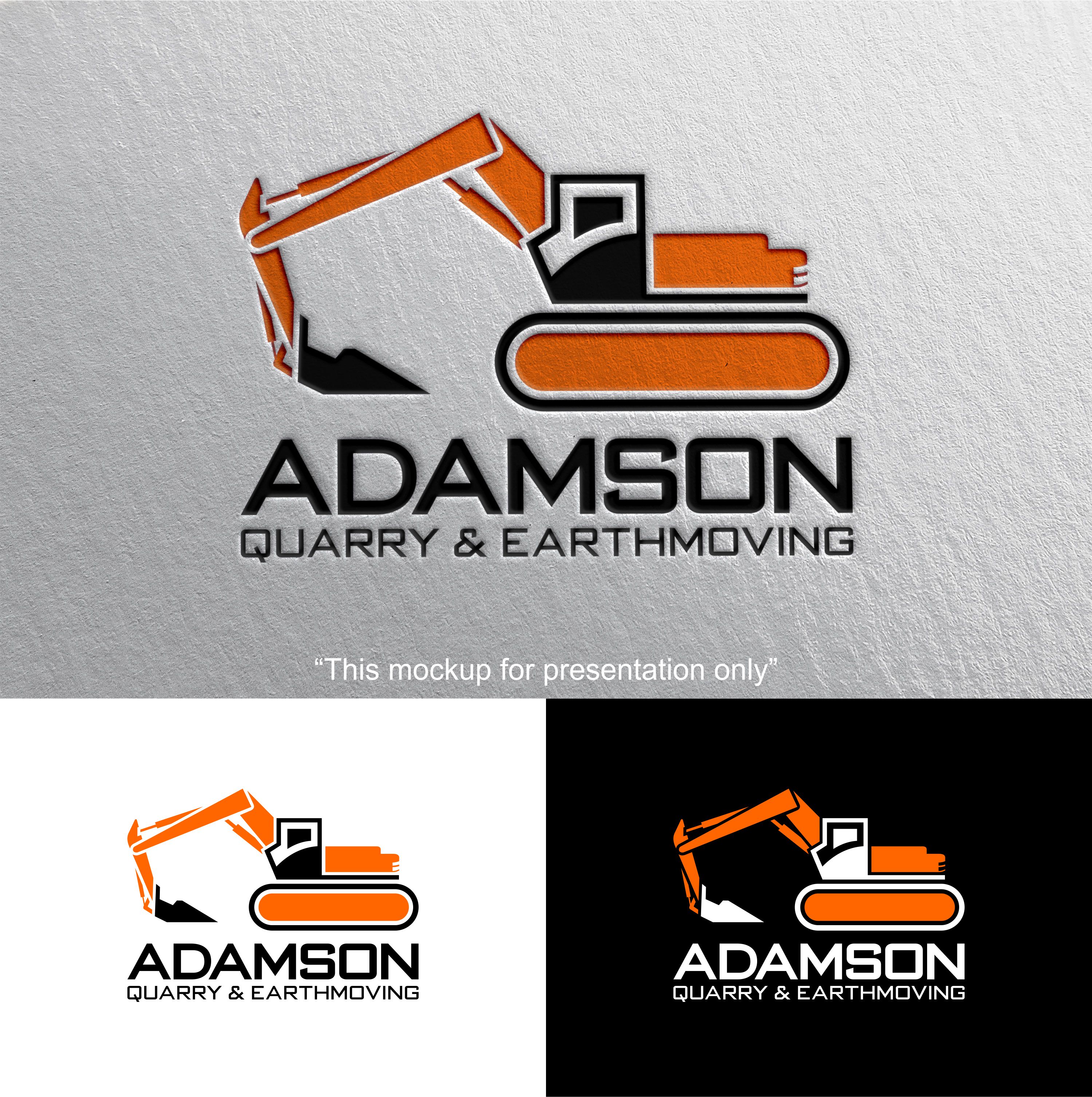 Logo Design by dhanuboy for Adamson Quarry & Earthmoving | Design #35734608