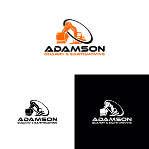 Logo Design by healer1617 for Adamson Quarry & Earthmoving | Design: #35716500