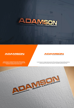 Design de Logo par sulemani  creation pour Adamson Quarry & Earthmoving | Design : #35764137