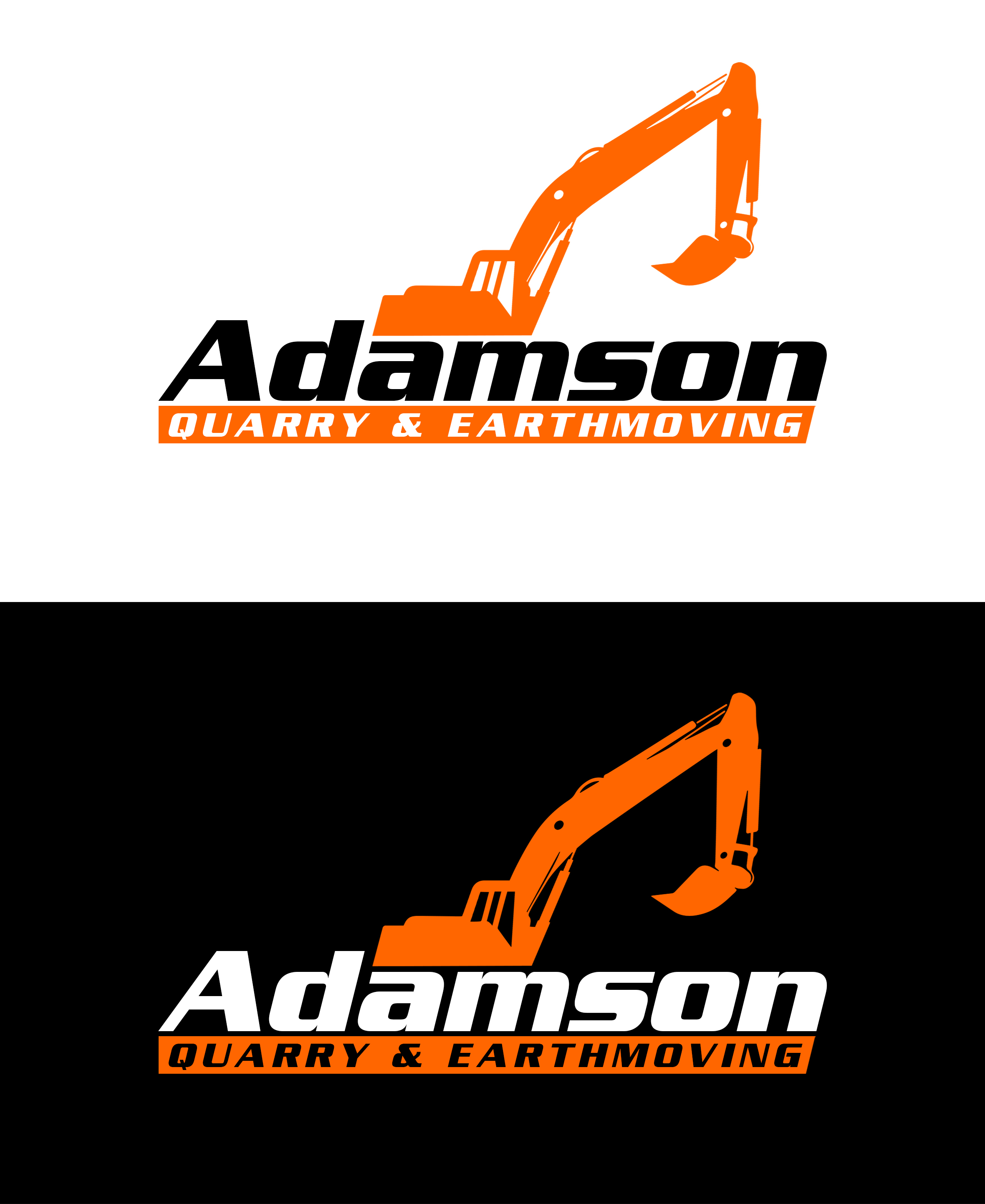 Logo Design by Joseph Robert art for Adamson Quarry & Earthmoving | Design #35714777