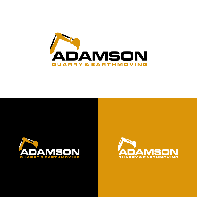 Logo Design by ni9 for Adamson Quarry & Earthmoving | Design #35736044
