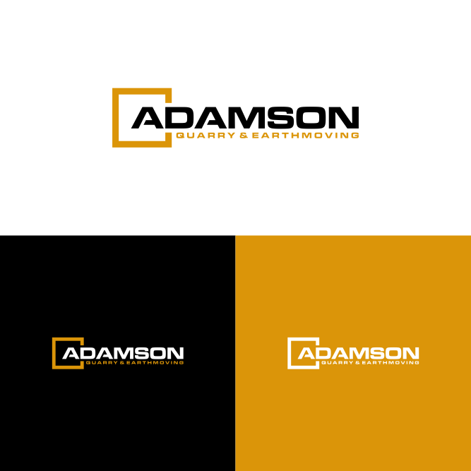 Logo Design by ni9 for Adamson Quarry & Earthmoving | Design #35736083