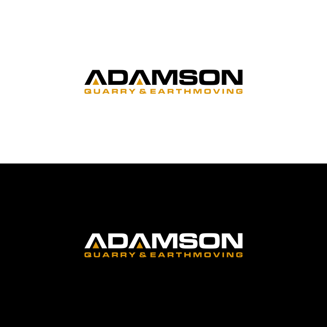 Logo Design by ni9 for Adamson Quarry & Earthmoving | Design #35736263