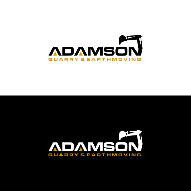 Logo Design by ni9 for Adamson Quarry & Earthmoving | Design #35736278