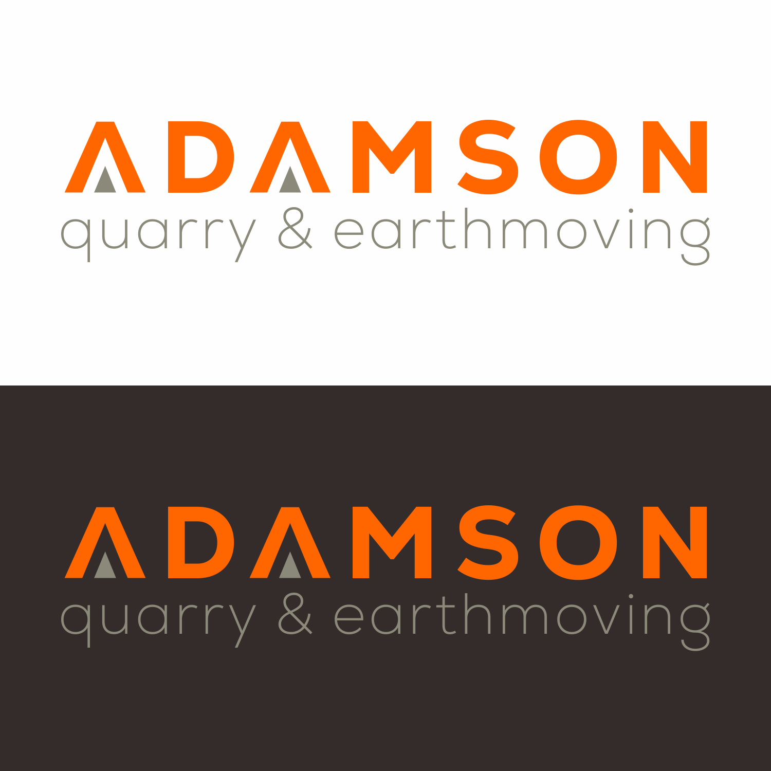 Logo Design by Siva Graphic for Adamson Quarry & Earthmoving | Design #35725696