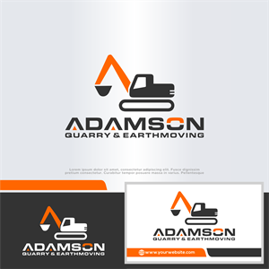 Logo Design by win it for Adamson Quarry & Earthmoving | Design: #35745599