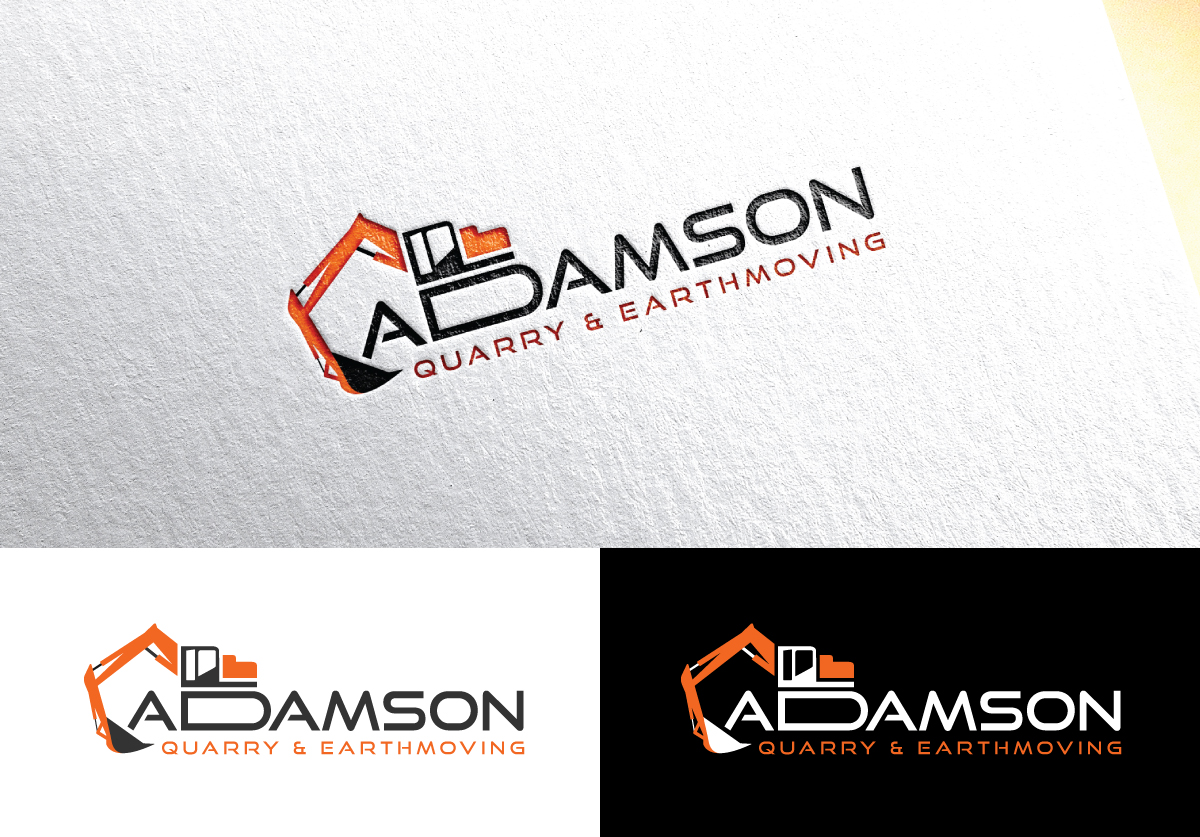 Logo Design by WB NAG for Adamson Quarry & Earthmoving | Design #35716261