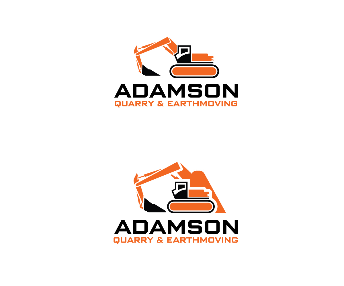 Logo Design by Mystrix for Adamson Quarry & Earthmoving | Design #35742613