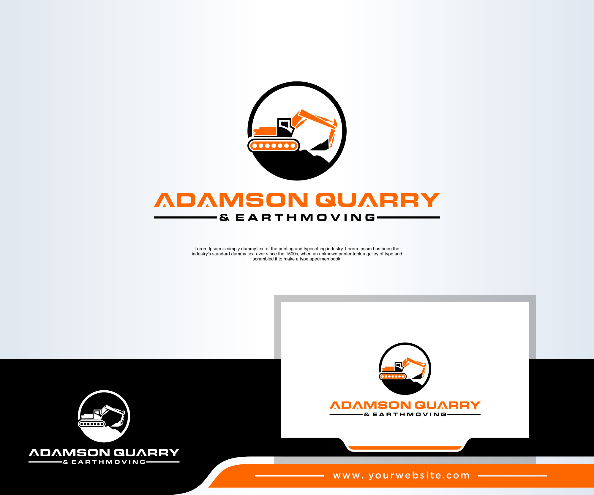 Logo Design by dobleh_creative for Adamson Quarry & Earthmoving | Design #35714536