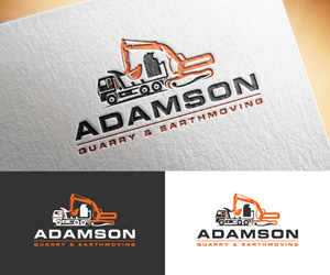 Logo Design by Dot Design 3 for Adamson Quarry & Earthmoving | Design: #35722435