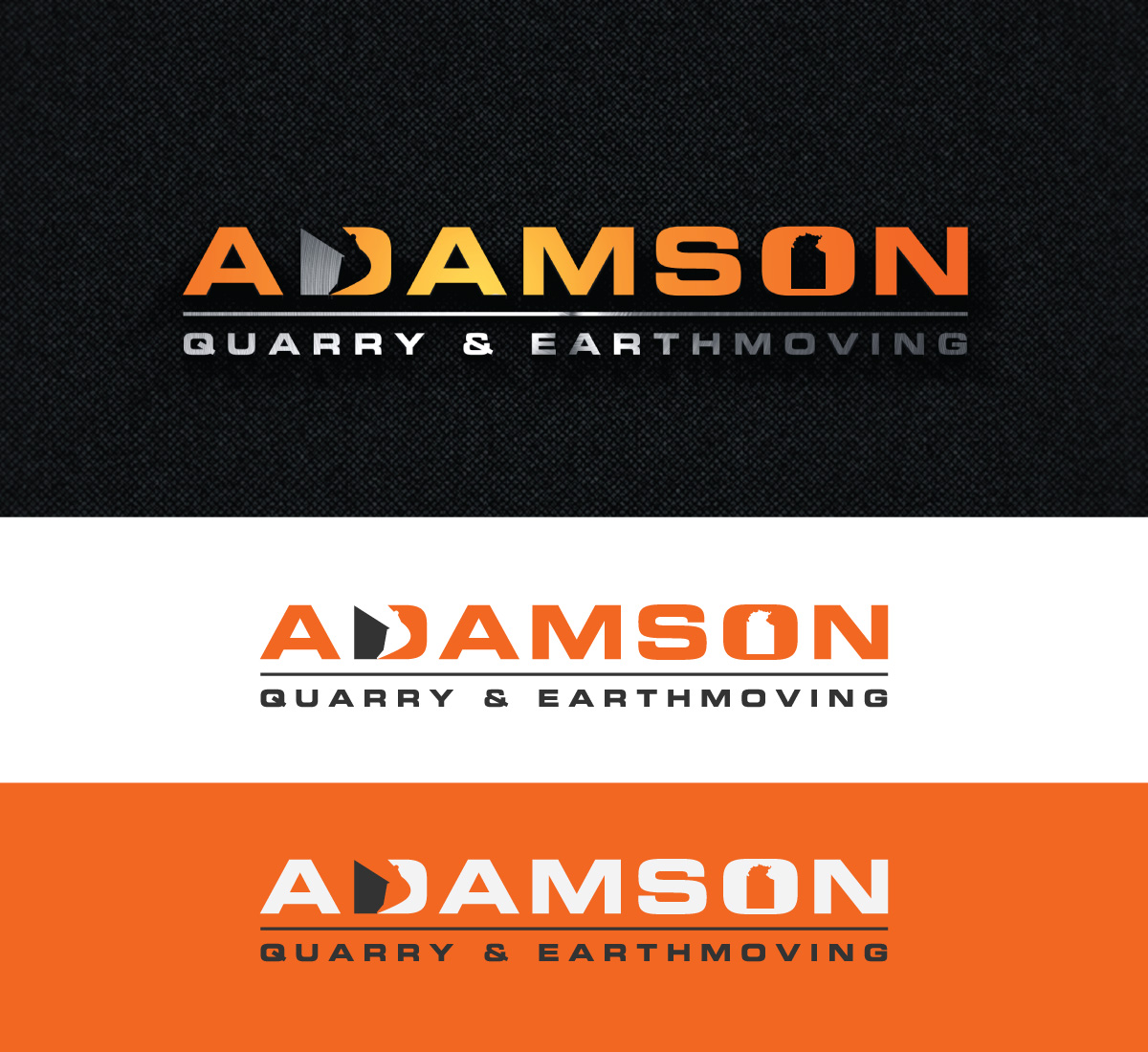 Logo Design by Dot Design 3 for Adamson Quarry & Earthmoving | Design #35724562