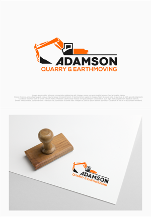 Logo Design by shiroRo for Adamson Quarry & Earthmoving | Design: #35740957