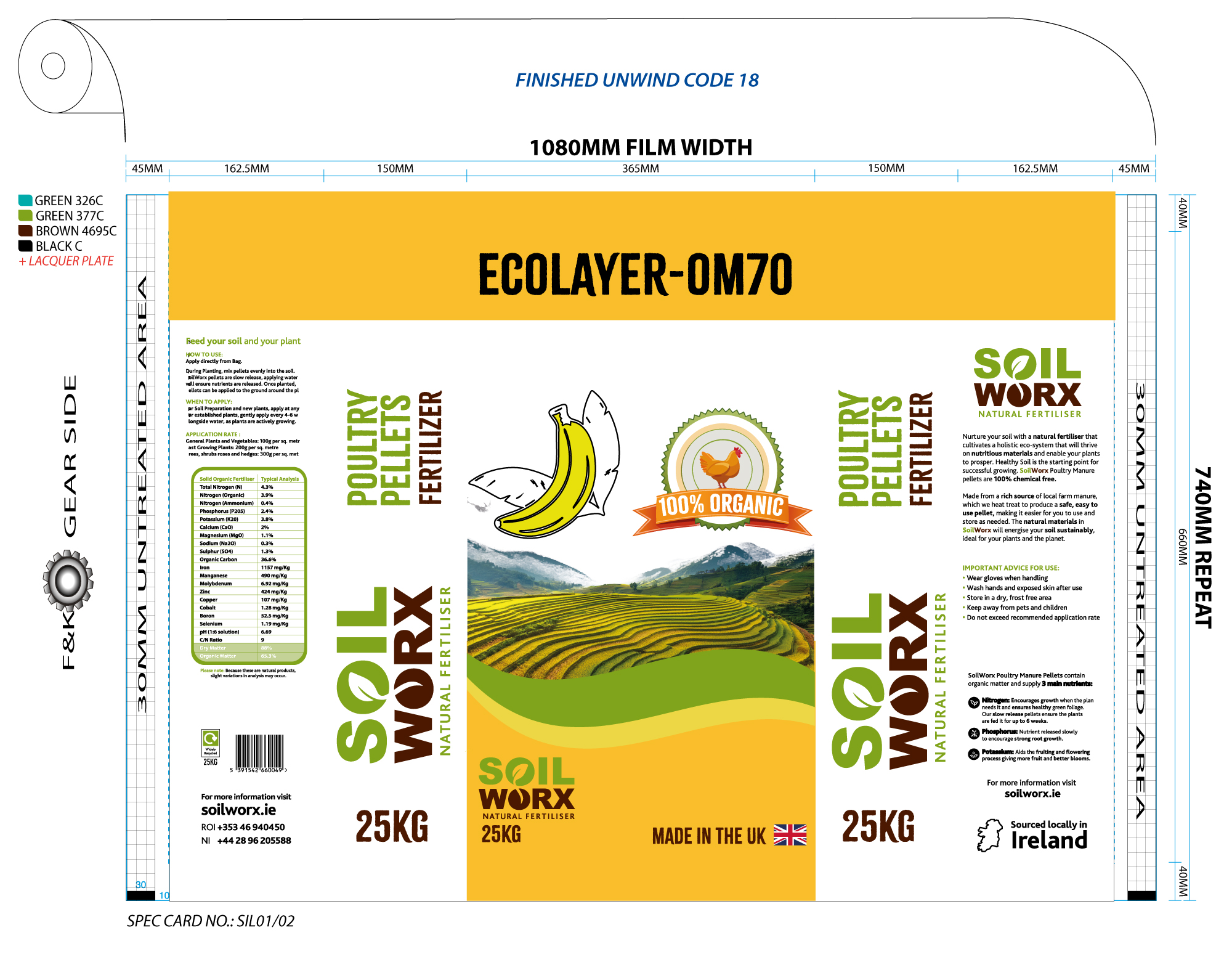 Packaging Design by oltredisegno for Soilworx | Design #35746437