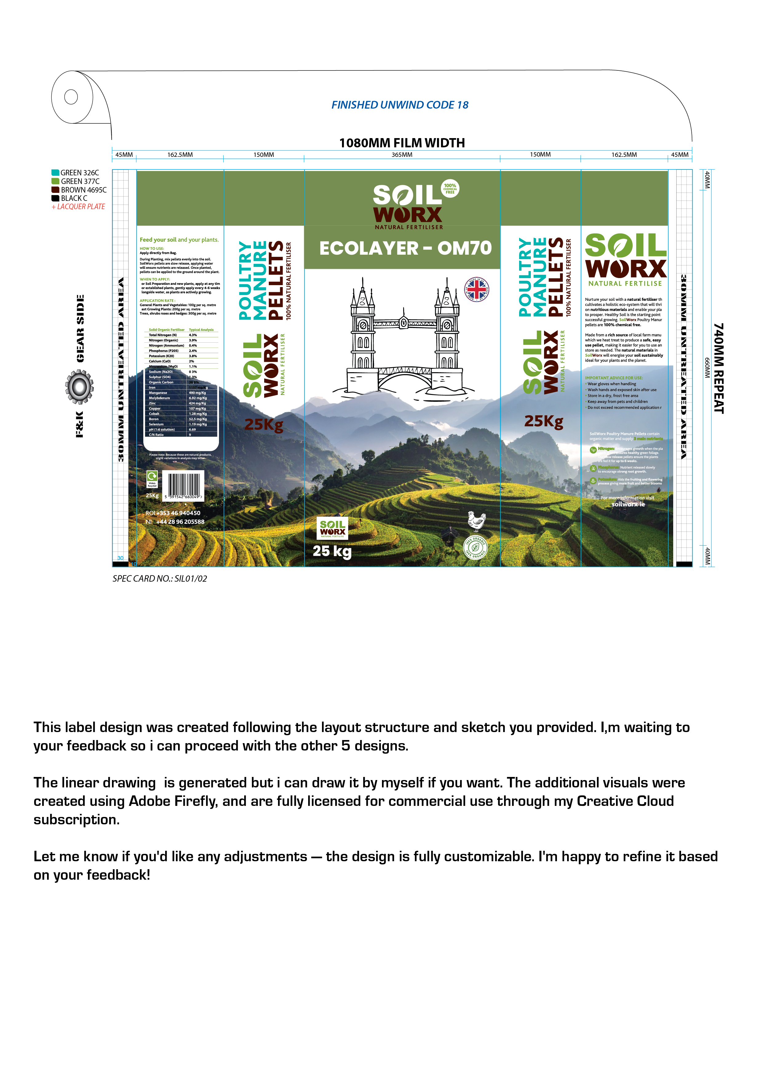 Diseño de Empaque por LauraIonita para Soilworx | Diseño #35733150