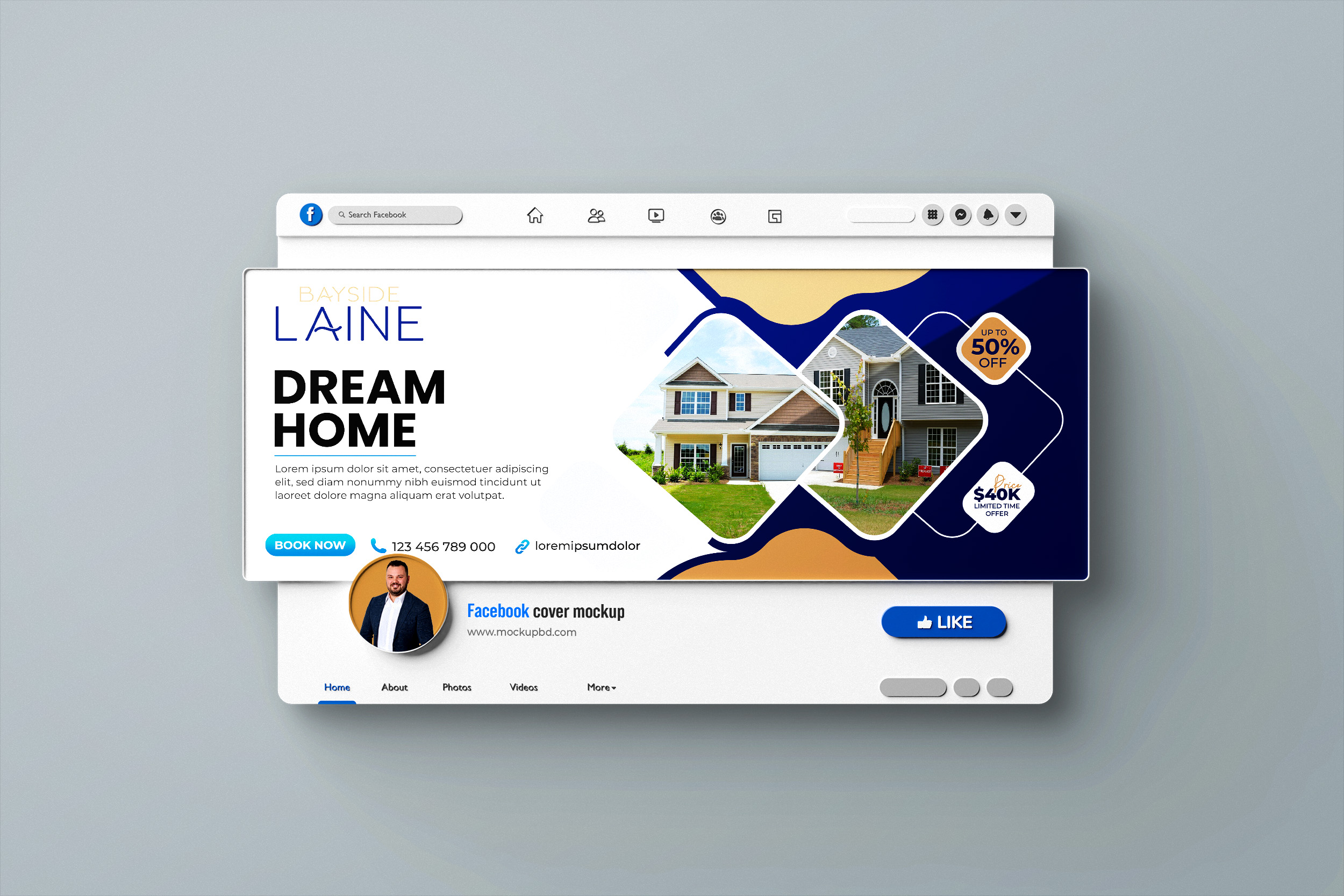 Facebook Design by Deziners Zone for LKMO Properties | Design #35737300