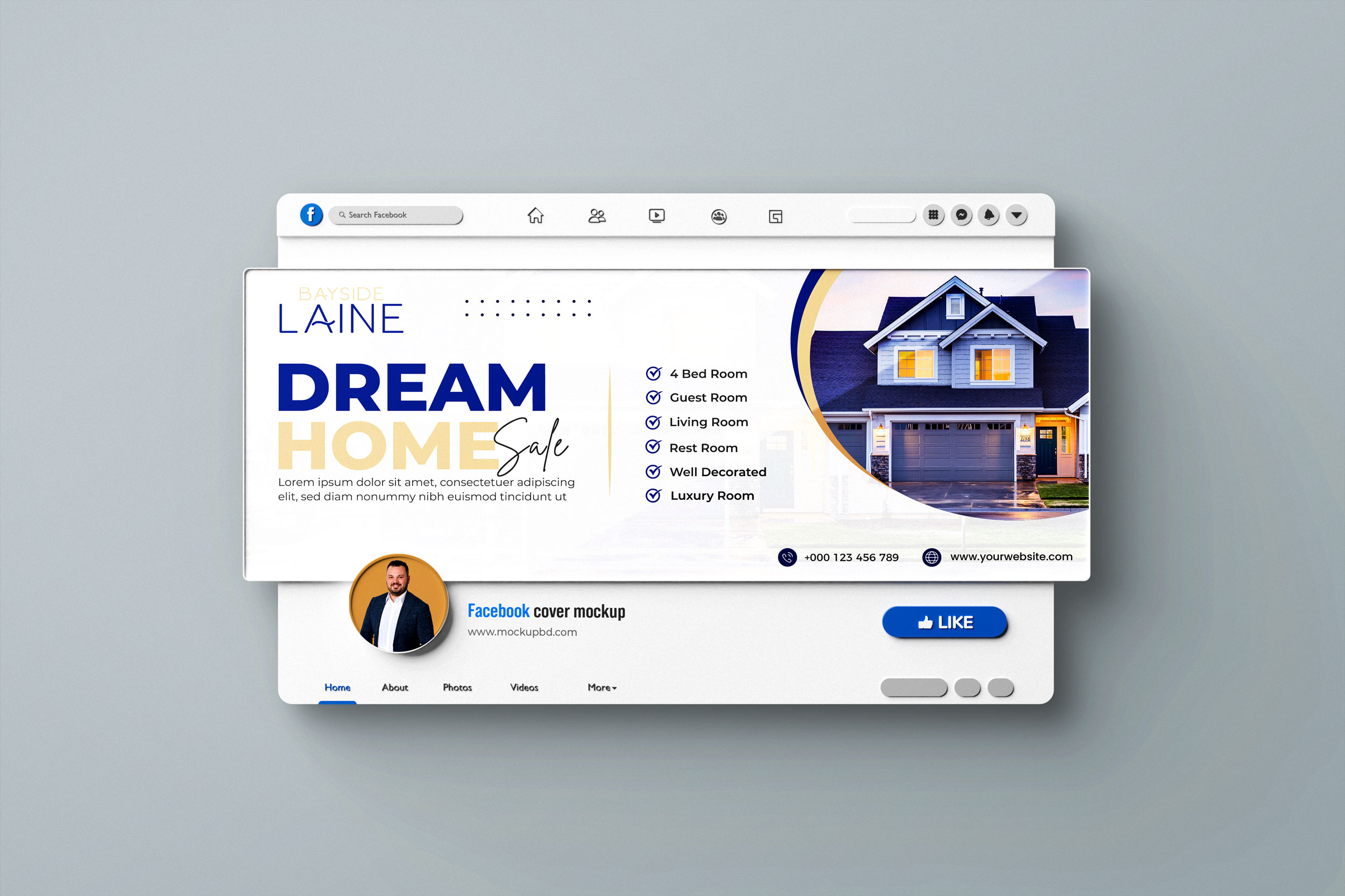 Diseño de Facebook por Deziners Zone para LKMO Properties | Diseño #35737301