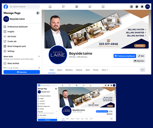 Facebook Design by rainbowmagic2017 for LKMO Properties | Design #35735688