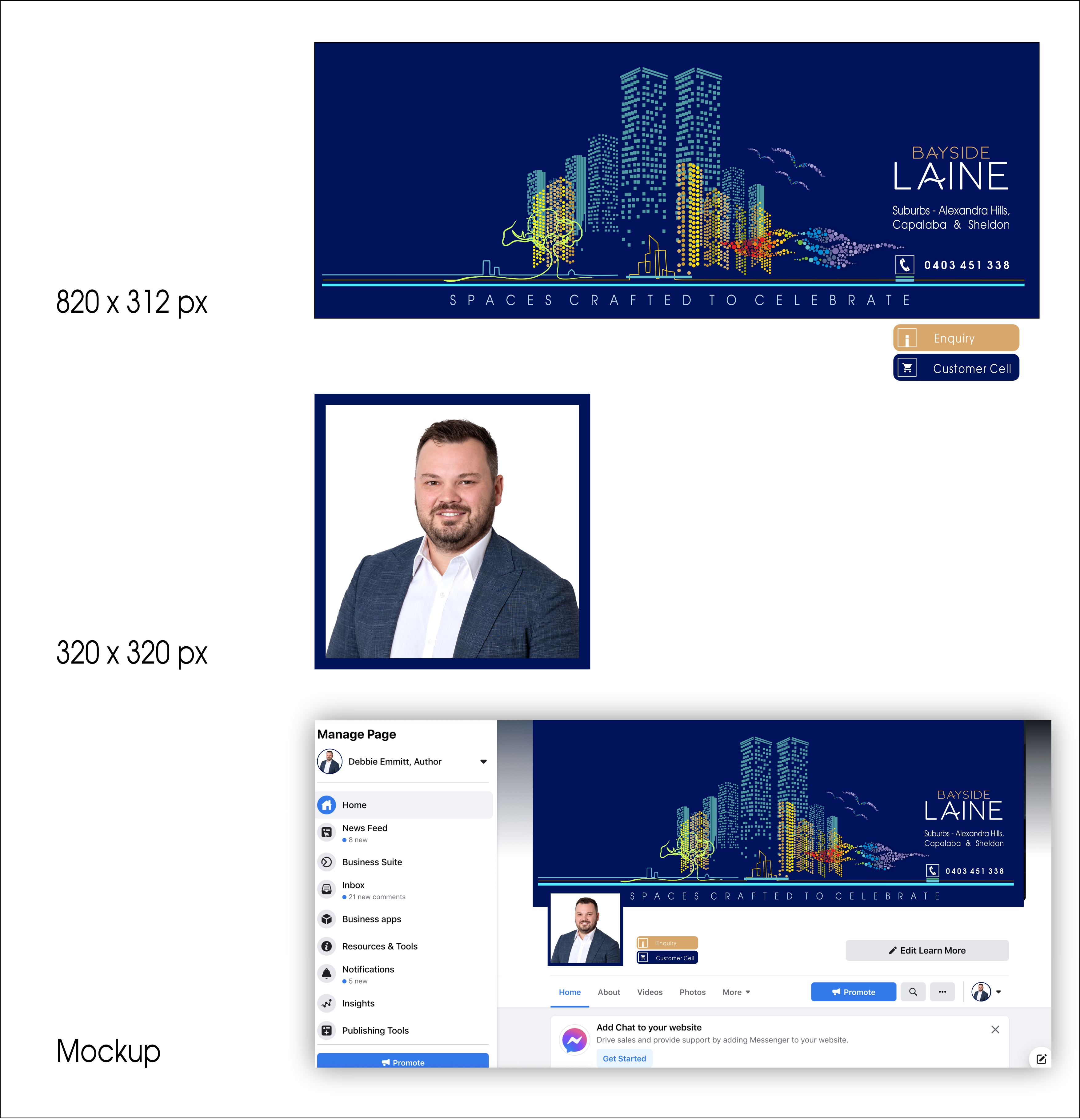 Facebook-Design von irfanutabani für LKMO Properties | Design #35722966