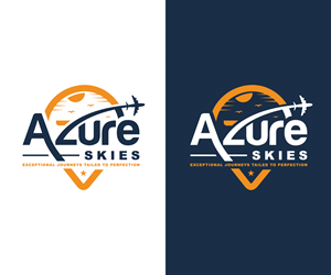 Logo Design by RS_Design for Azure Skies Travel | Design: #35729407