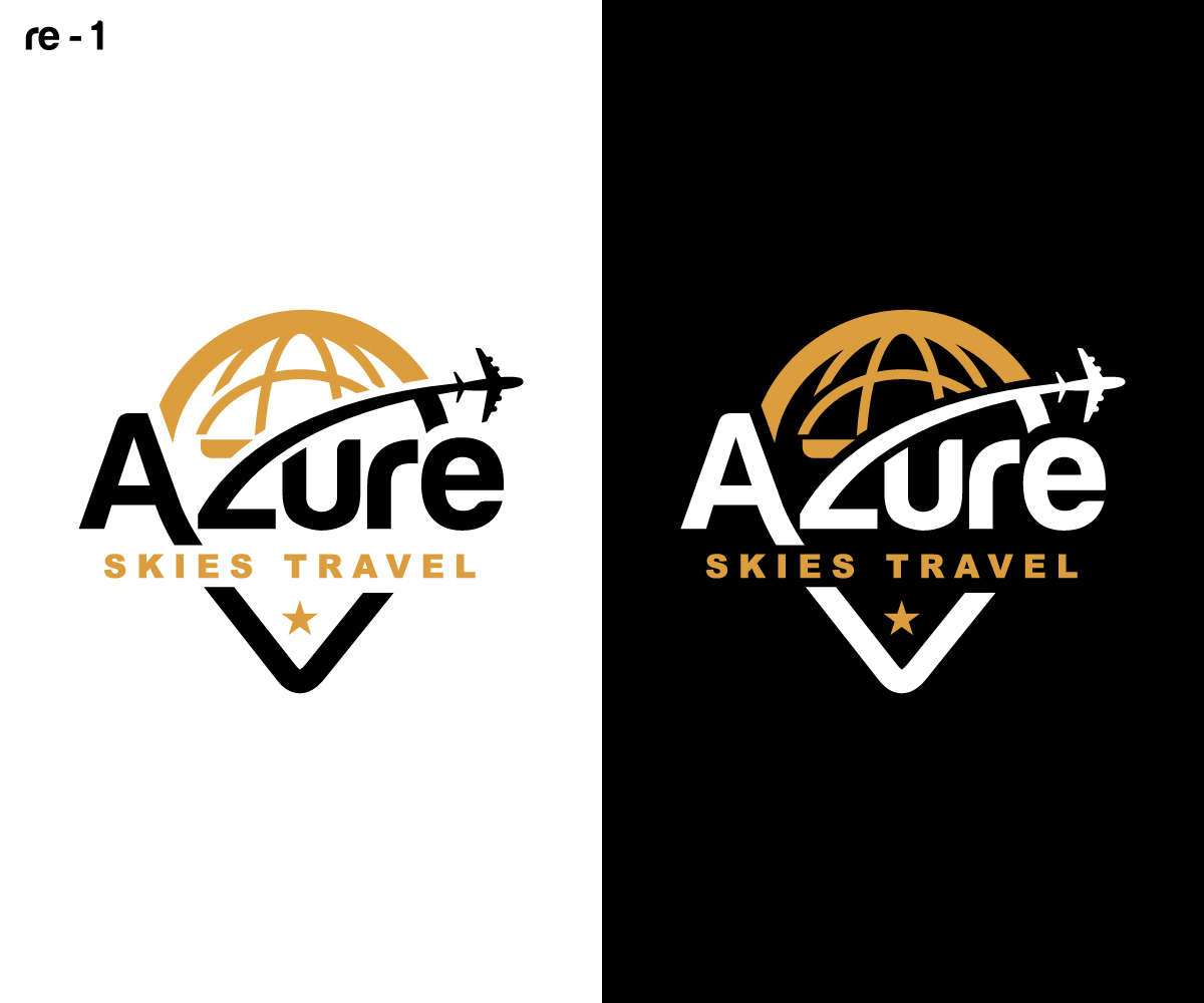 Logo Design by RS_Design for Azure Skies Travel | Design #35806106