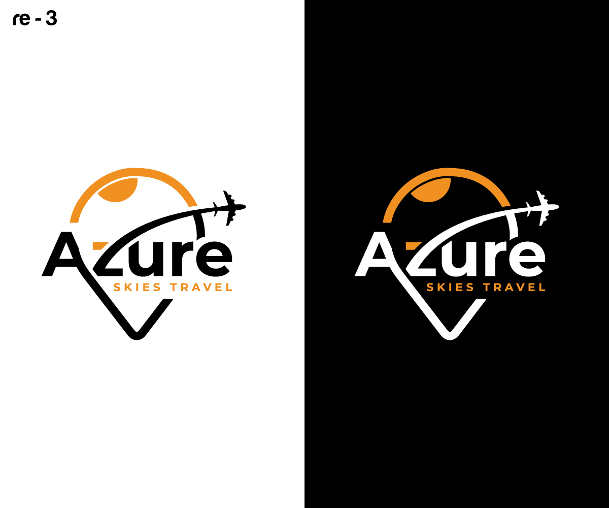 Logo Design by RS_Design for Azure Skies Travel | Design #35821383