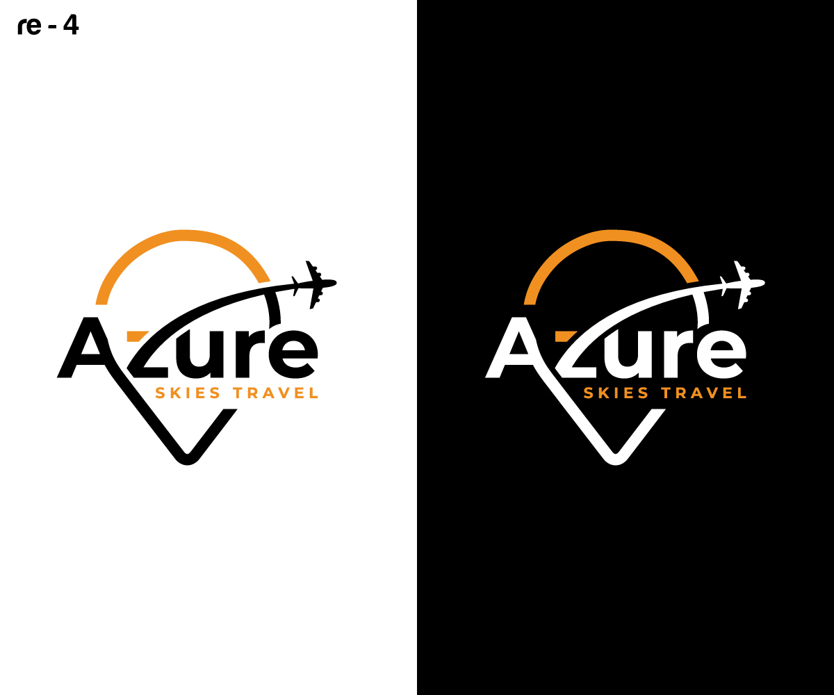 Logo Design by RS_Design for Azure Skies Travel | Design #35821384