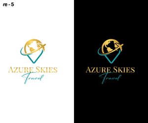 Logo Design by RS_Design for Azure Skies Travel | Design: #35836175