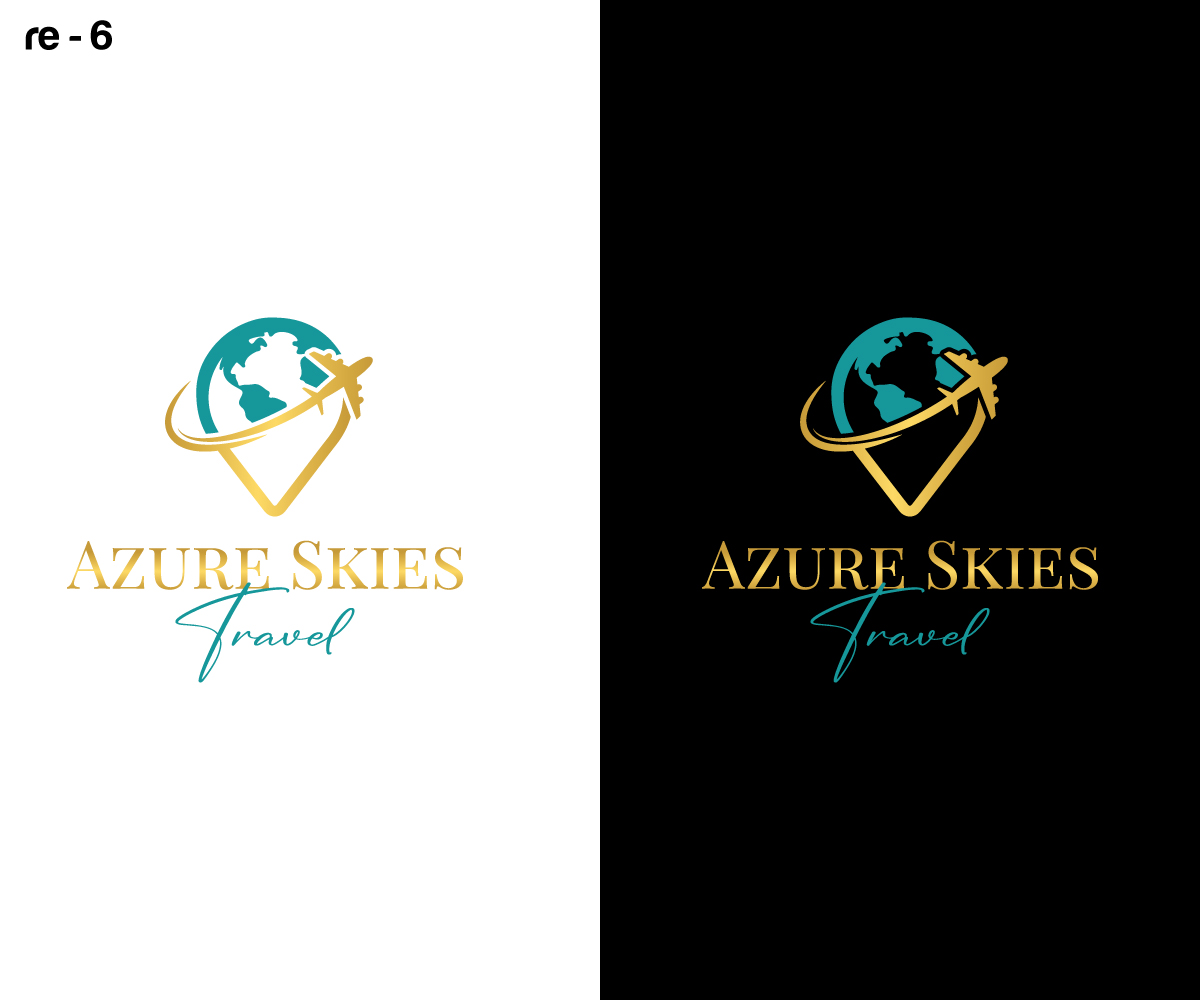 Logo Design by RS_Design for Azure Skies Travel | Design: #35836708
