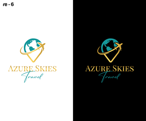 Logo Design by RS_Design for Azure Skies Travel | Design: #35836708