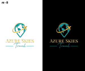 Logo Design by RS_Design for Azure Skies Travel | Design: #35850202