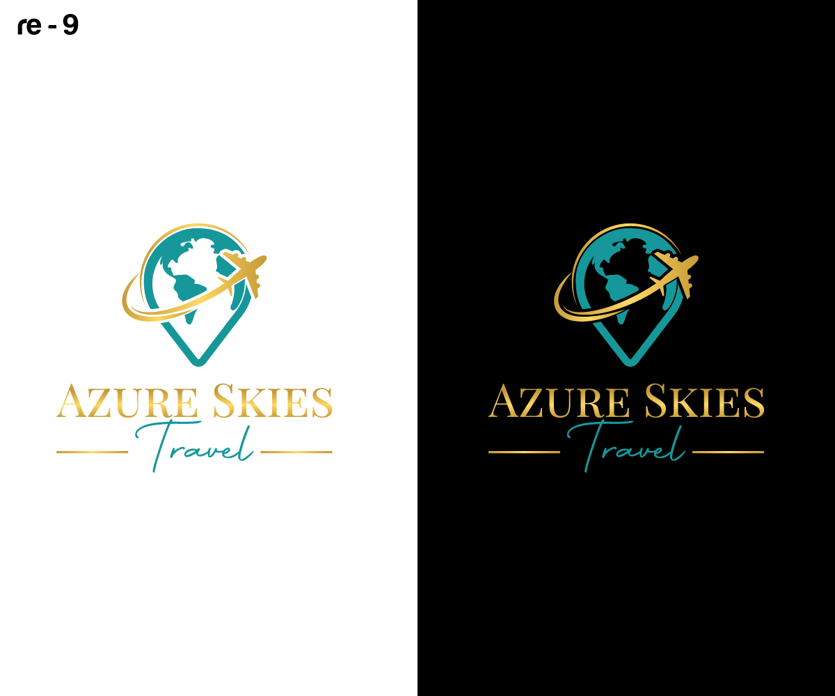 Logo Design by RS_Design for Azure Skies Travel | Design #35850203