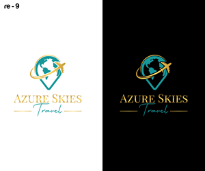 Logo Design by RS_Design for Azure Skies Travel | Design: #35850203