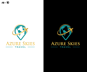 Logo Design by RS_Design for Azure Skies Travel | Design: #35856838