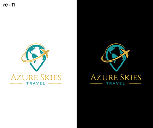 Logo Design by RS_Design for Azure Skies Travel | Design: #35856873