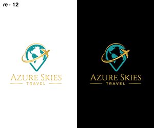 Logo Design by RS_Design for Azure Skies Travel | Design: #35856892