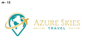 Logo Design by RS_Design for Azure Skies Travel | Design: #35858980