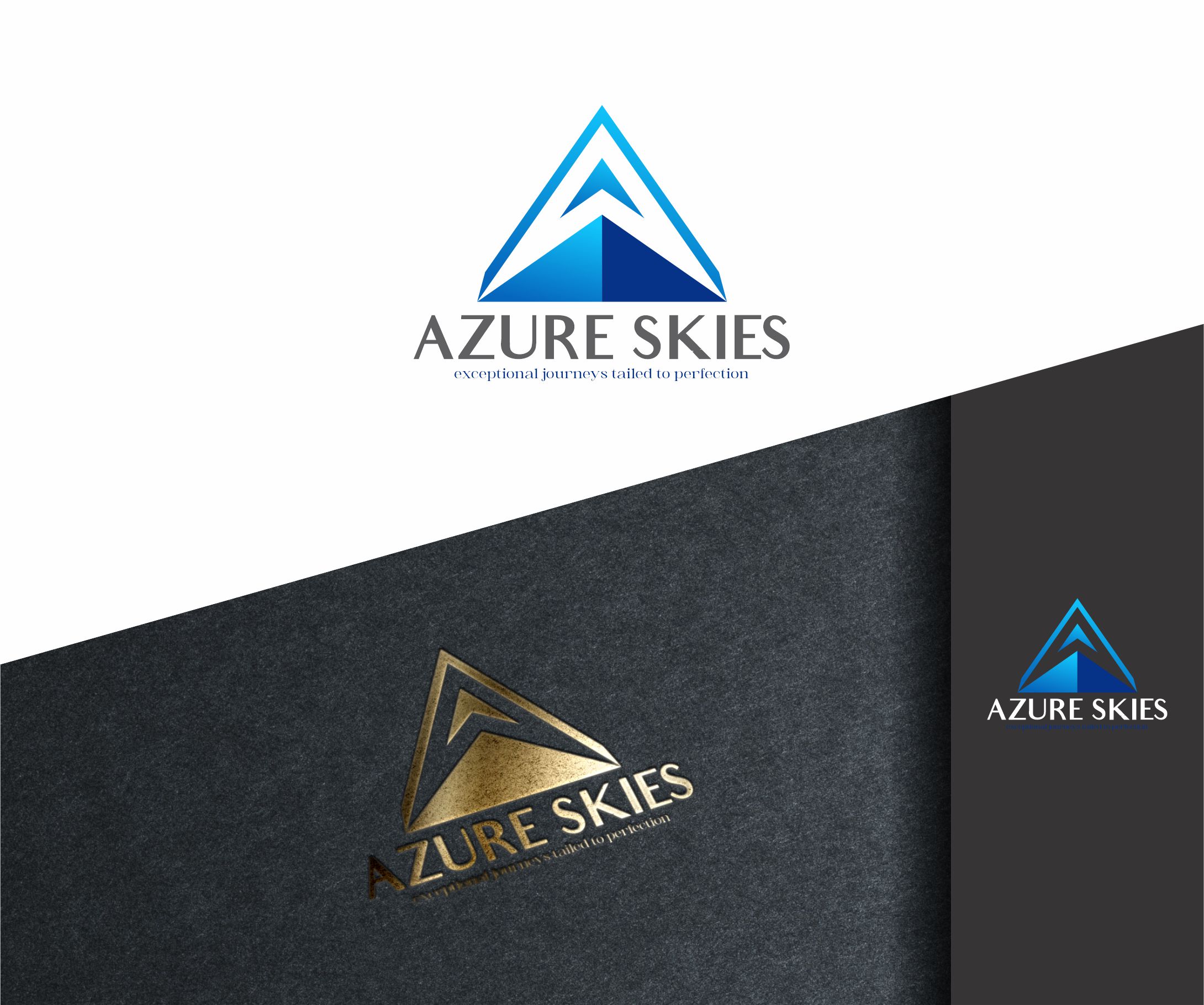 Design de Logo par alkaline pour Azure Skies Travel | Design #35728257