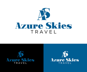 Logo Design by Kavth for Azure Skies Travel | Design: #35759170