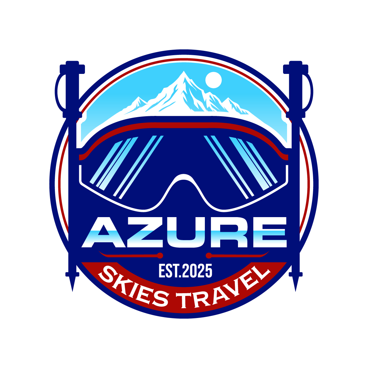 Design de Logo par Suvendu.S pour Azure Skies Travel | Design #35758865