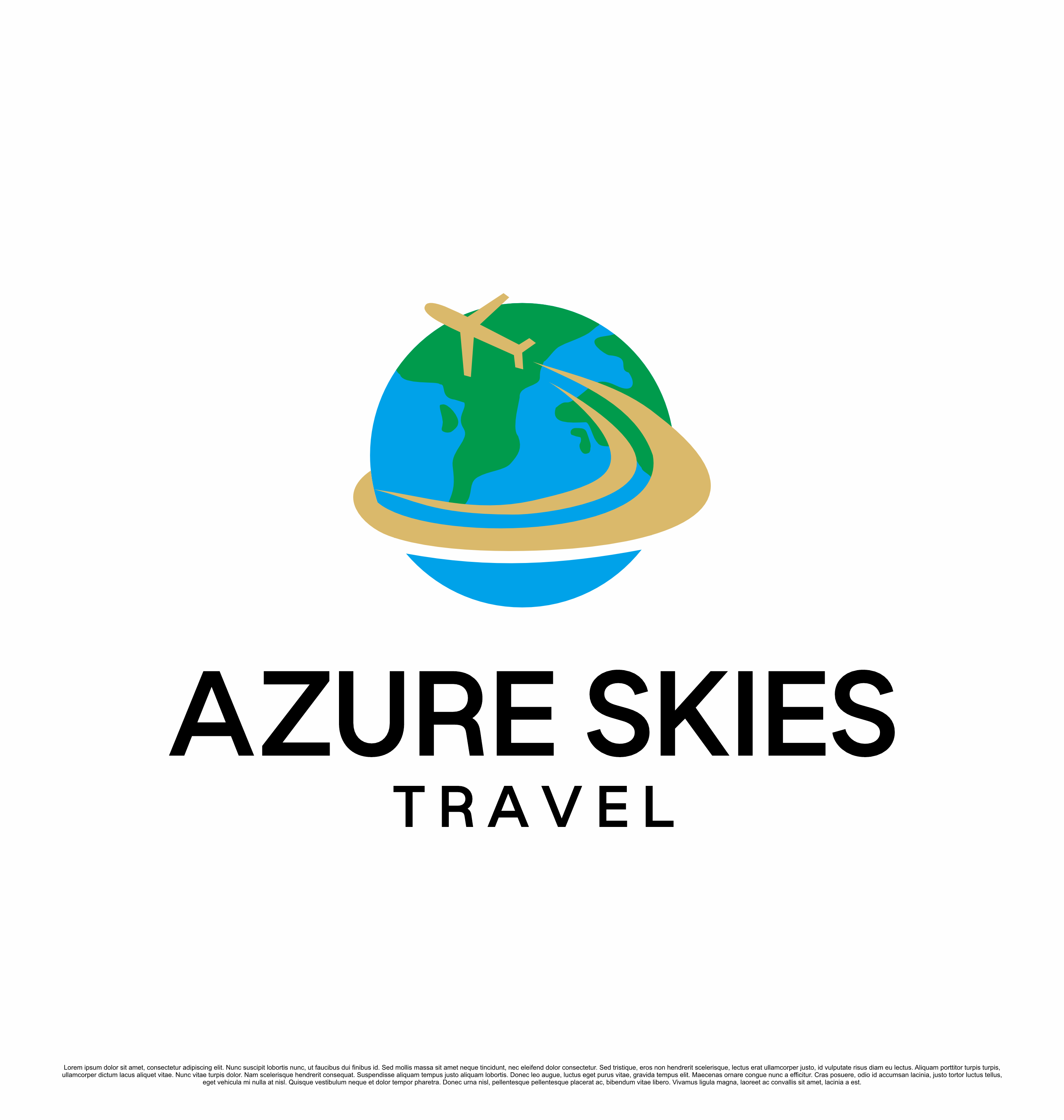 Logo Design by saesean for Azure Skies Travel | Design #35732552