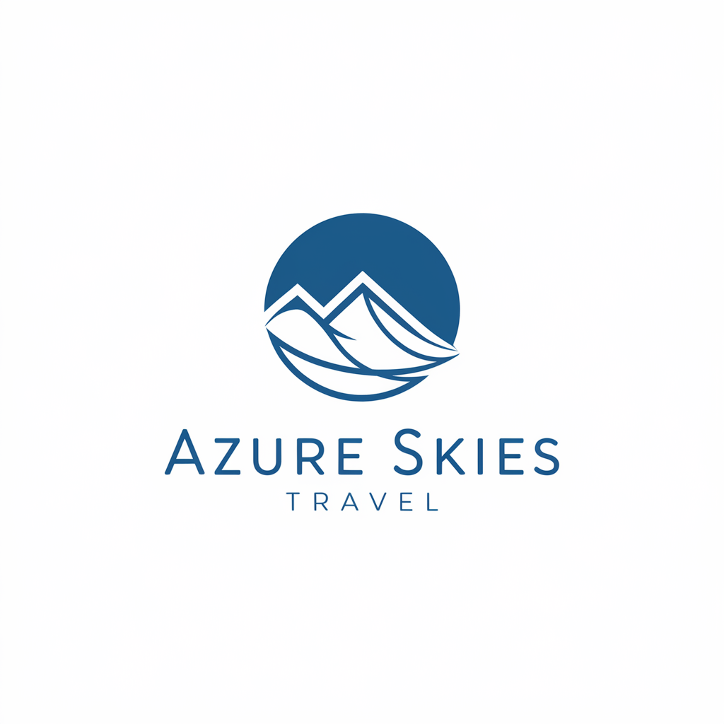 Design de Logo par Ar_nisam_usman pour Azure Skies Travel | Design #35736749