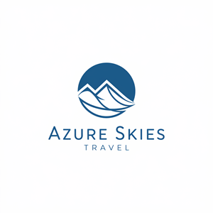 Design de Logo par Ar_nisam_usman pour Azure Skies Travel | Design : #35736749