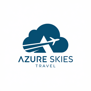 Design de Logo par Ar_nisam_usman pour Azure Skies Travel | Design : #35736752