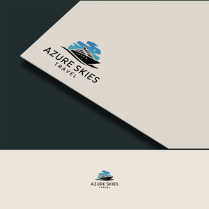 Design de Logo par mekail pour Azure Skies Travel | Design : #35730748